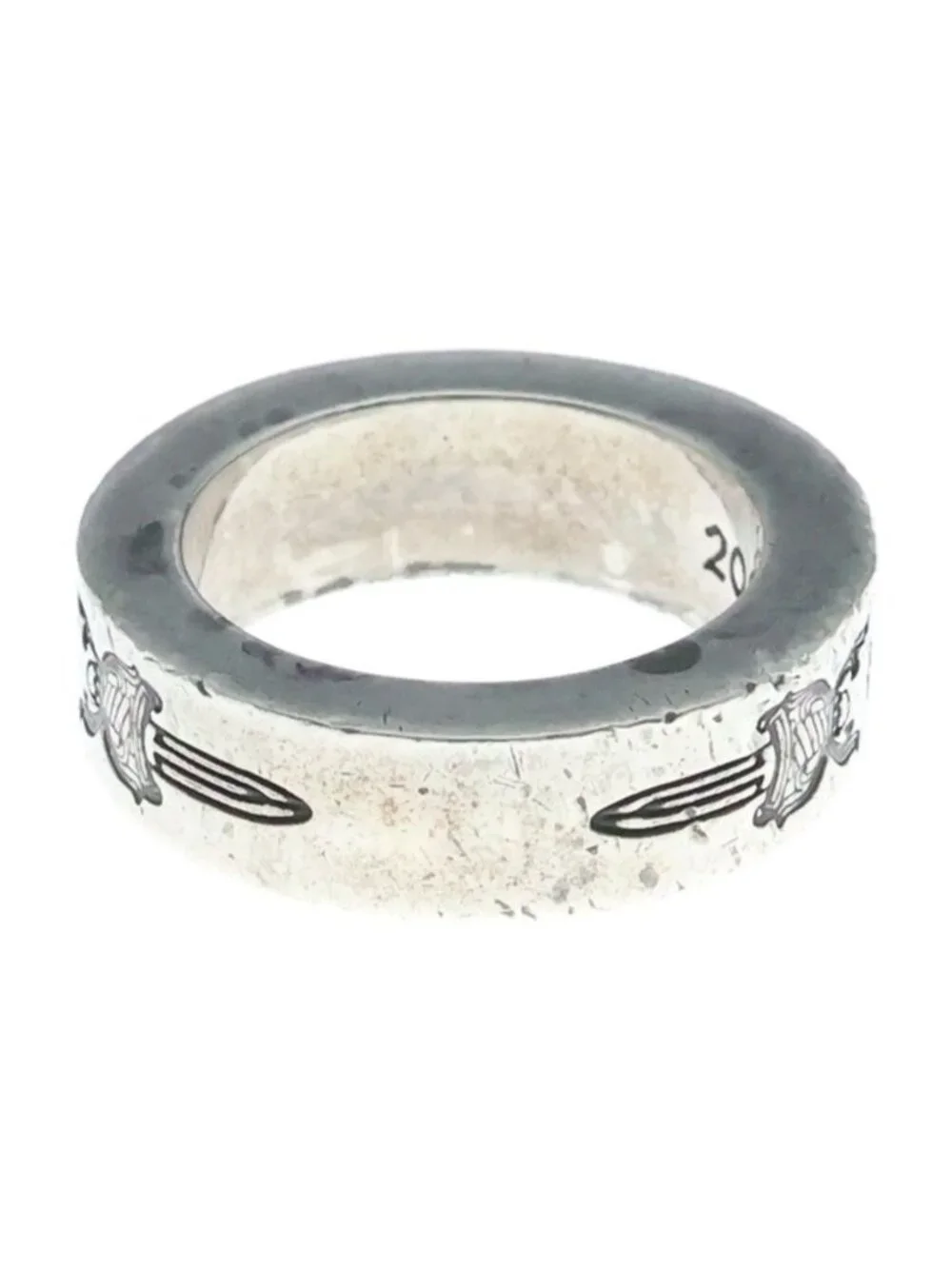 Chrome Hearts 6 Spacer Dagger 6 Spacerring Dager Silver Ring